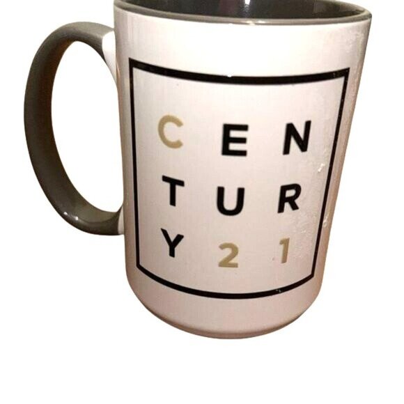 Century 21 Ceramic Coffee Mug 15 Oz Cricut Branding Made In China - Picture 1 of 4